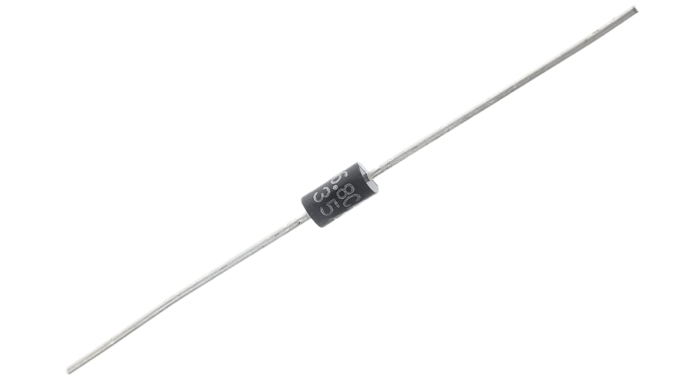 Vishay TVS-Diode Bi-Directional Einfach 10.5V 6.45V min., 2-Pin, THT 5.8V max DO-15