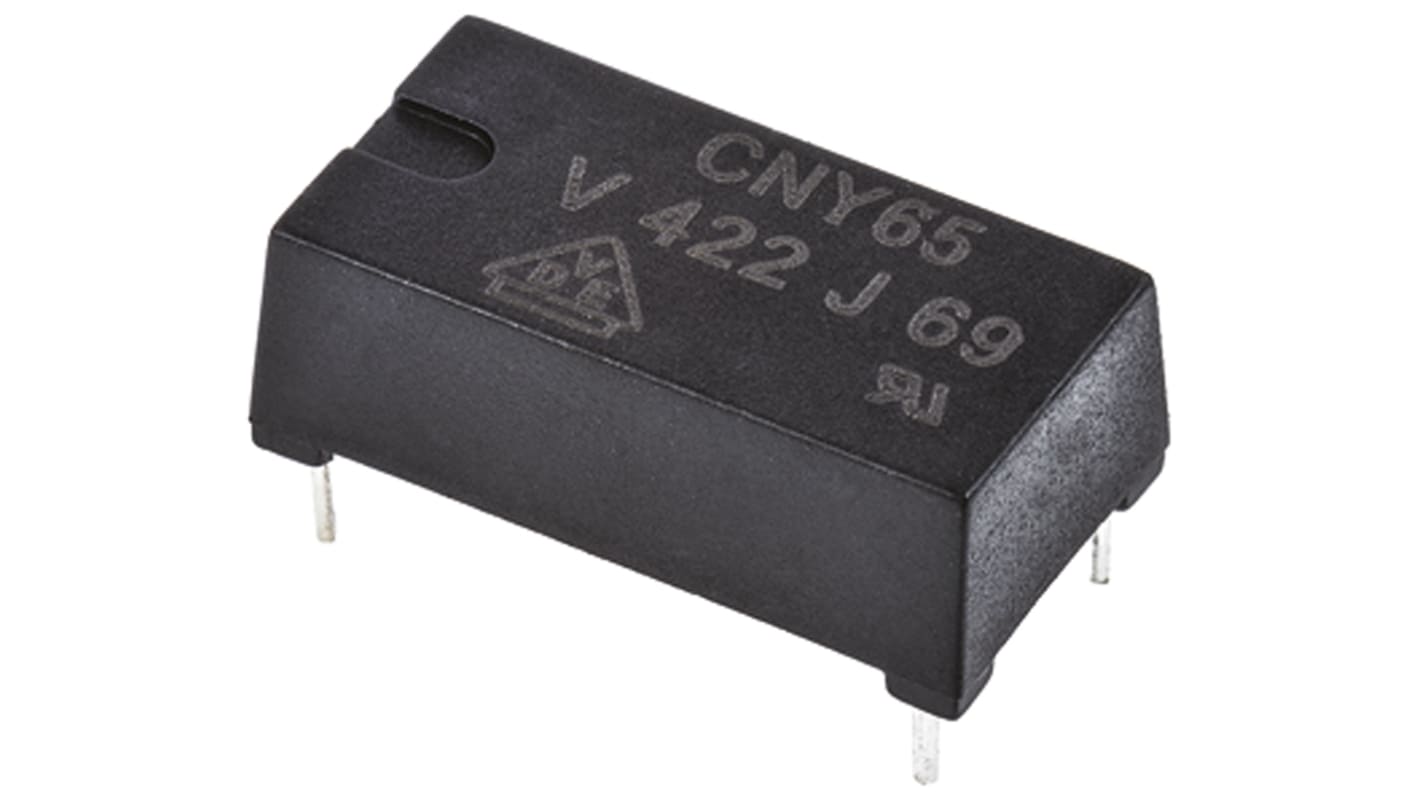 Vishay, CNY65 DC Input Transistor Output Optocoupler, Through Hole, 4-Pin PDIP