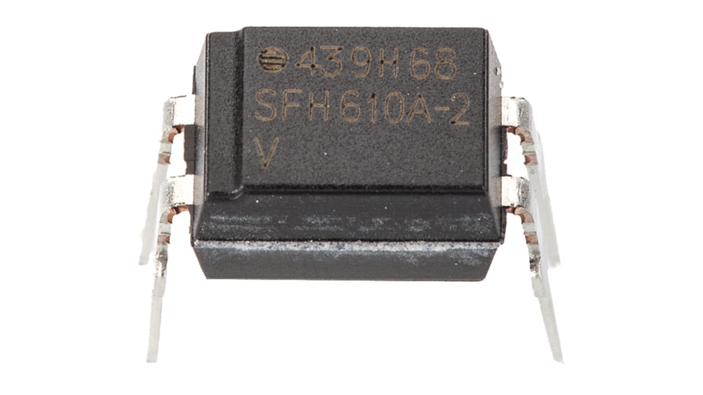 Vishay, SFH610A-2 DC Input Transistor Output Optocoupler, Through Hole, 4-Pin PDIP