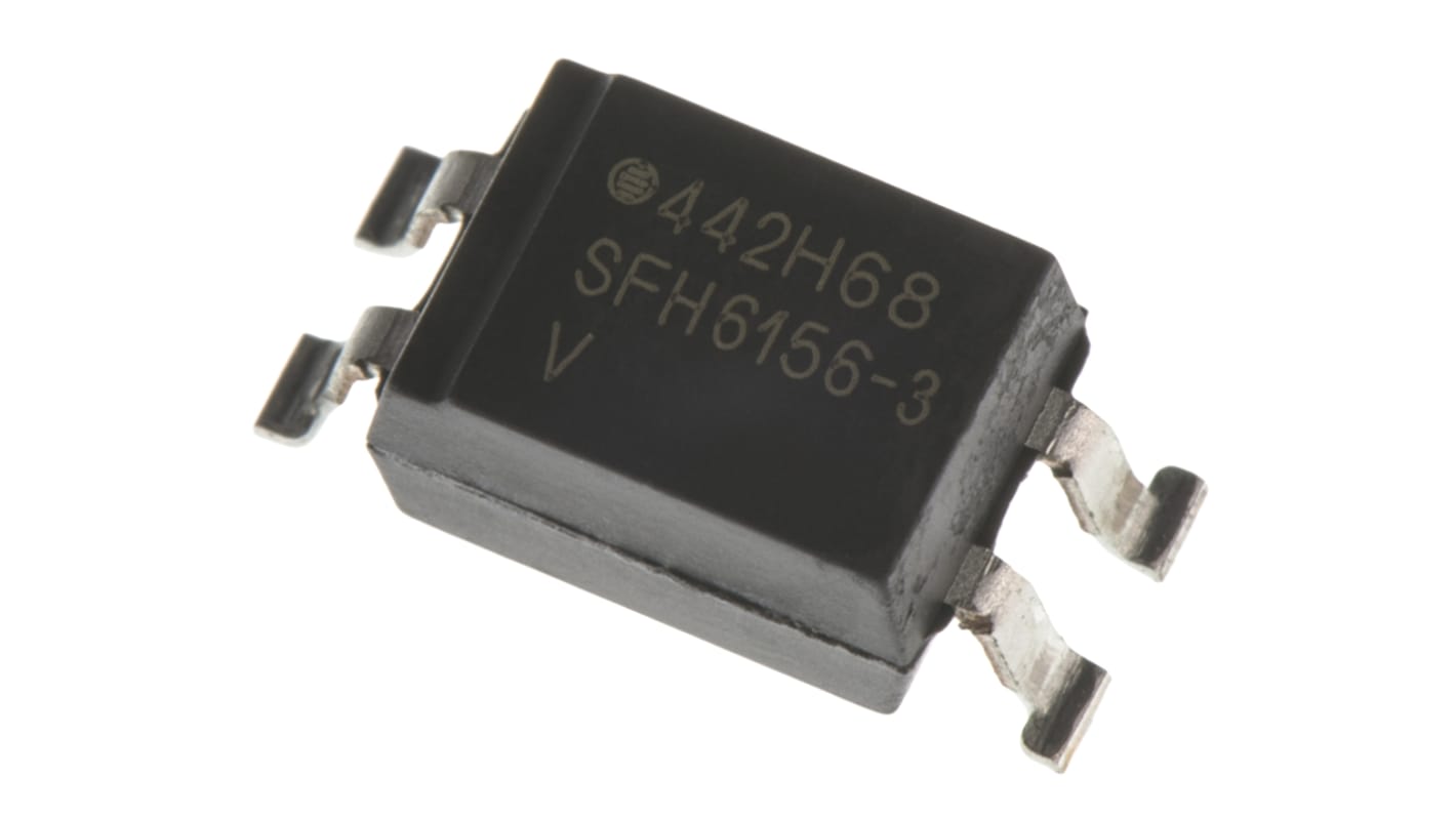 Vishay, SFH6156-3T DC Input Transistor Output Optocoupler, Surface Mount, 4-Pin SMD