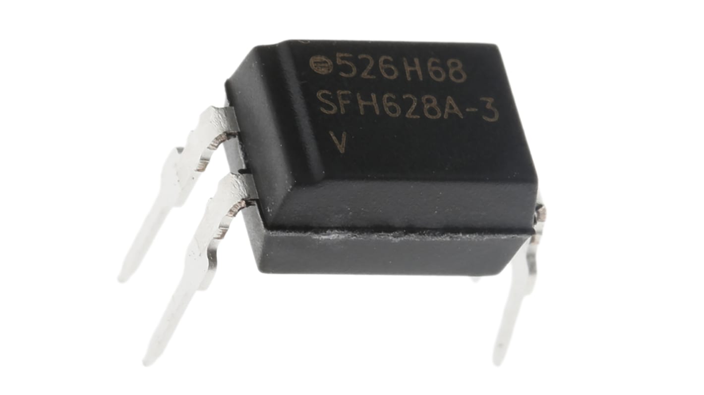 Vishay, SFH628A-3 AC Input Transistor Output Optocoupler, Through Hole, 4-Pin PDIP