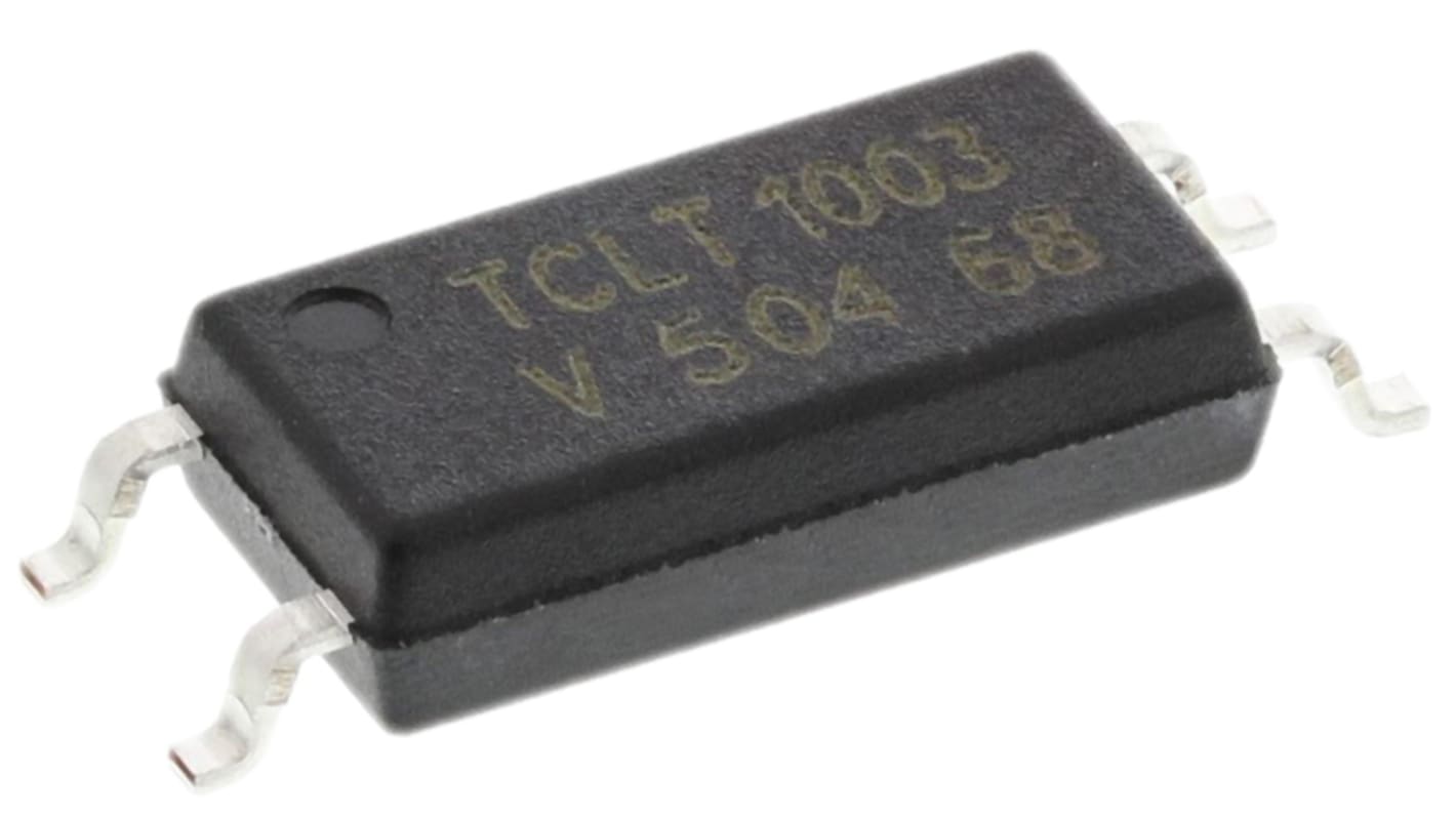 Vishay, TCLT1003 DC Input Transistor Output Optocoupler, Surface Mount, 4-Pin SOP