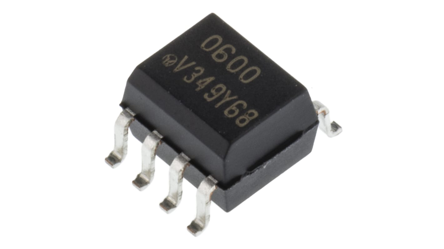 Vishay, VO0600T DC Input Transistor Output Optocoupler, Surface Mount, 8-Pin SOIC