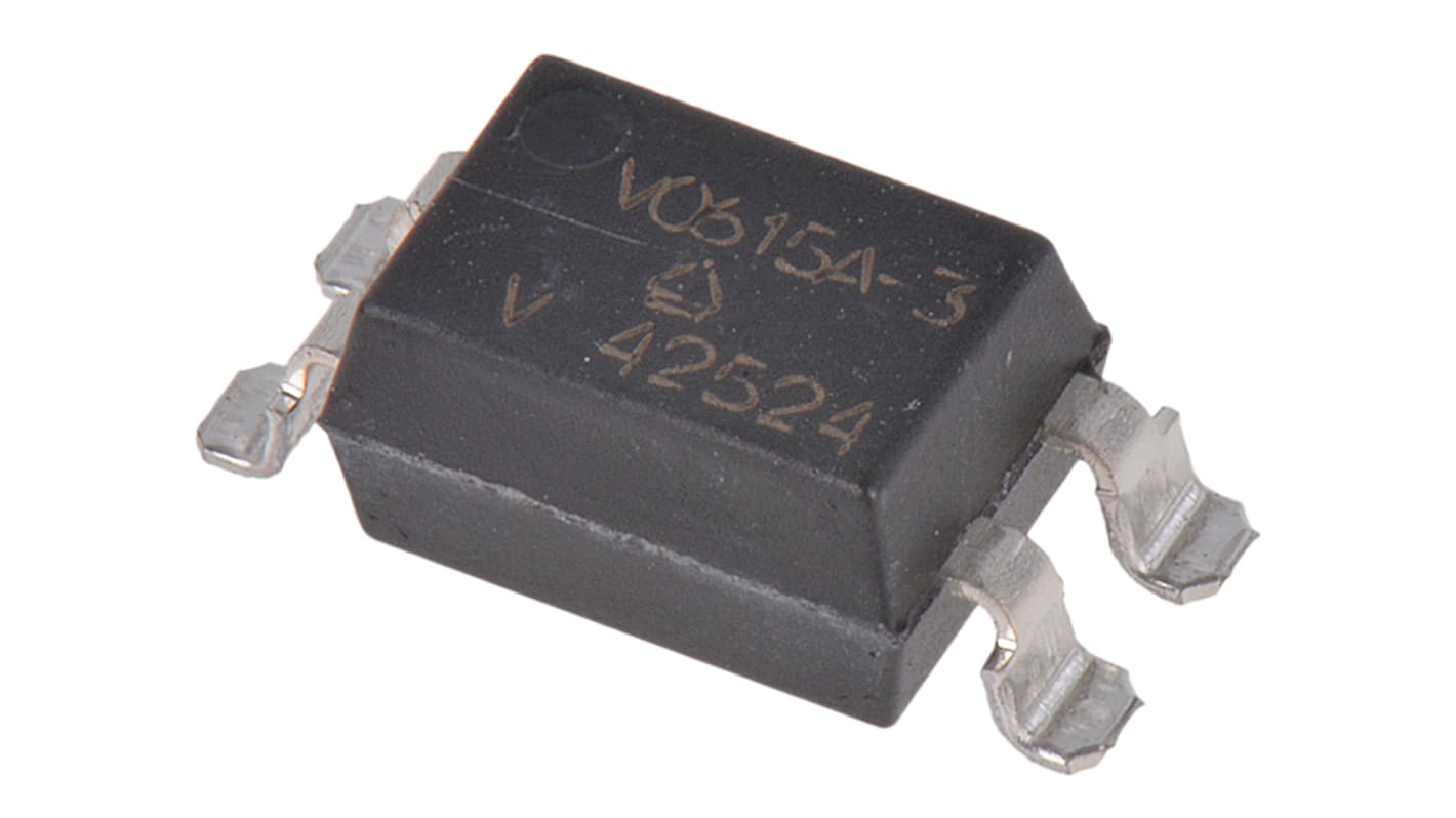 Vishay, VO615A-3X019T DC Input Phototransistor Output Optocoupler, Through Hole, 4-Pin PDIP