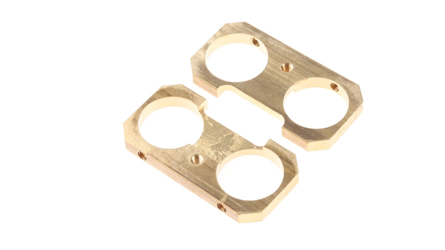 WISKA Brass Earthing Clamp for Use with Combi 308 Junction Box