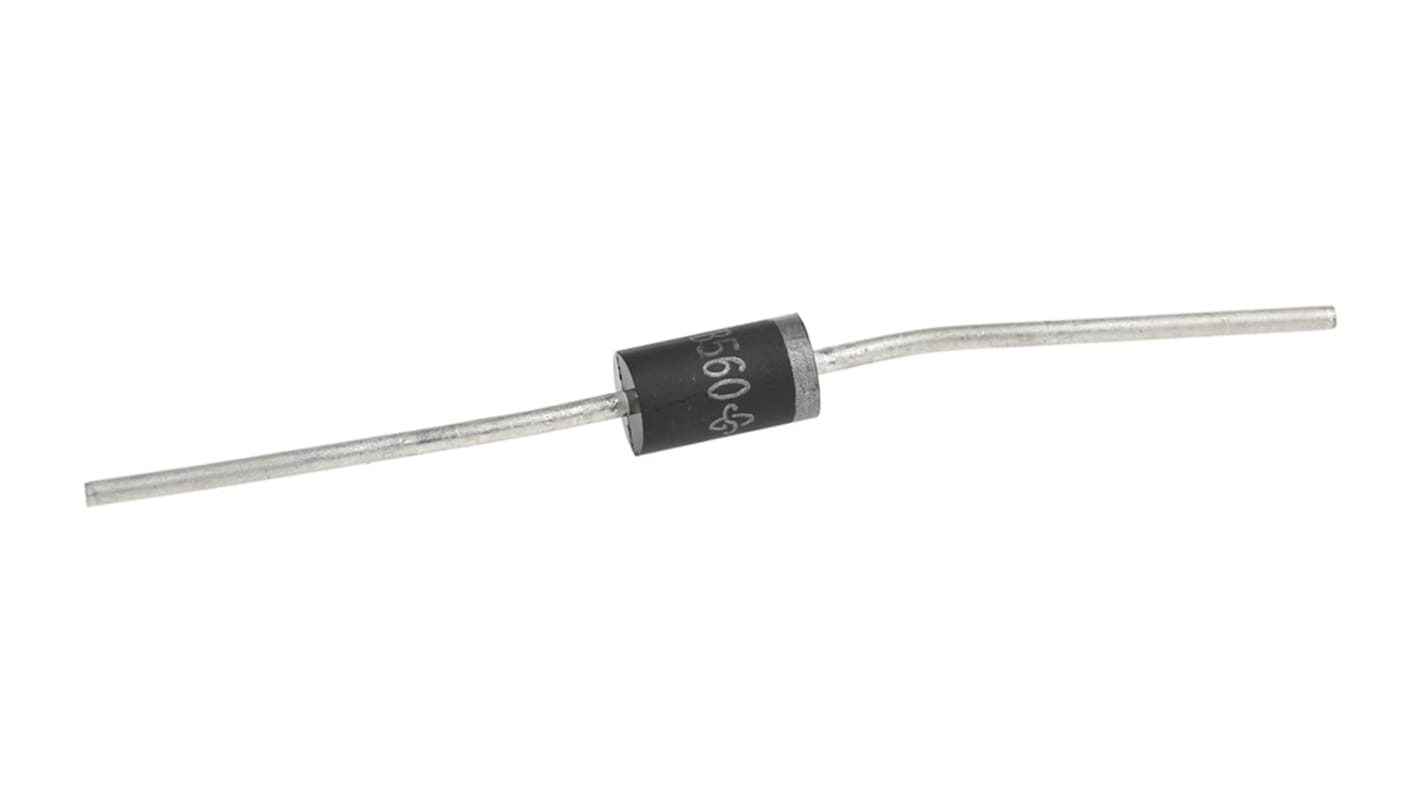 Vishay 60V 5A, Schottky Diode, 2-Pin DO-201AD SB560-E3/54