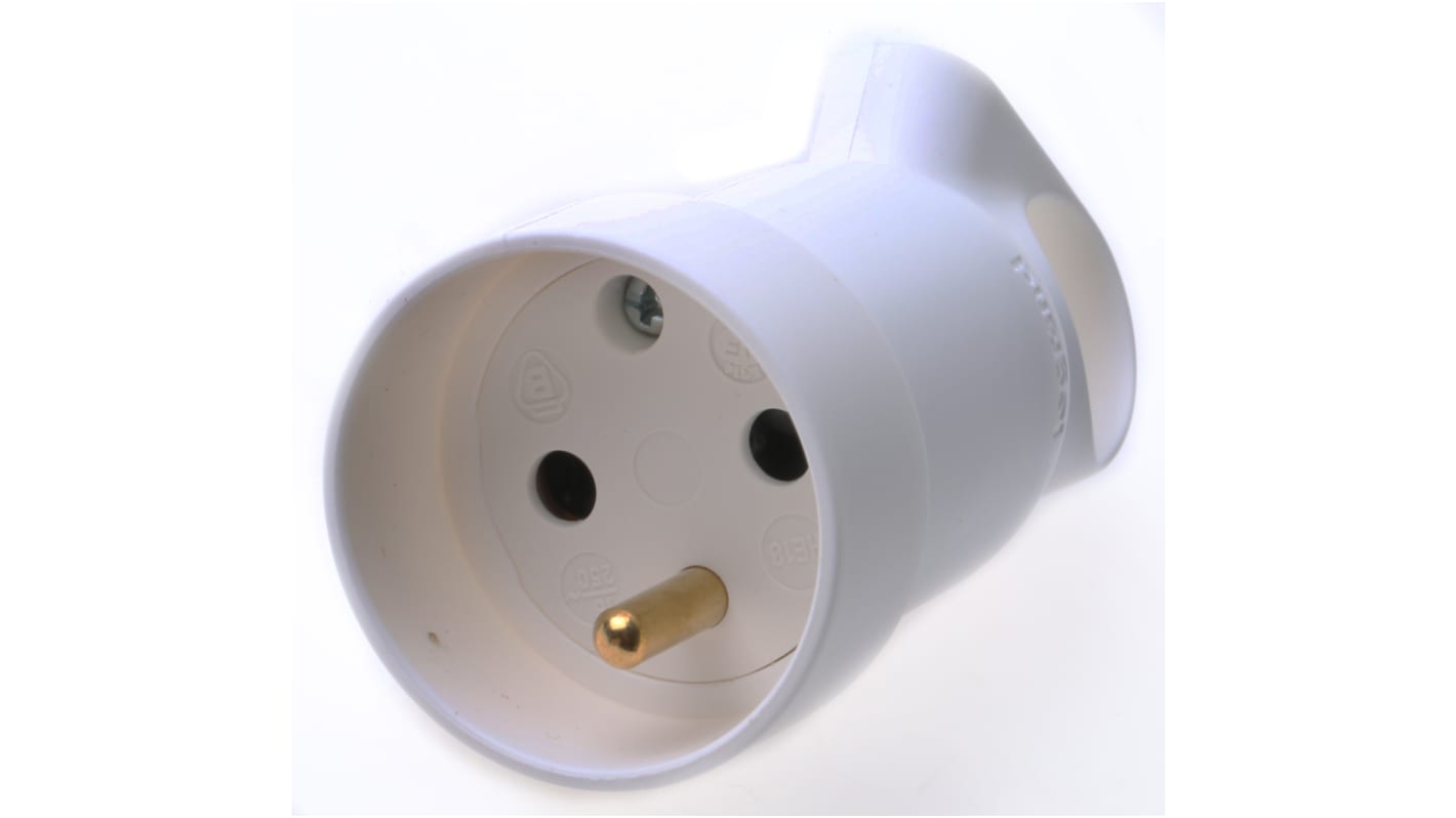 Legrand French Mains Connector, 16A White, Cable Mount Polymer, 250 V