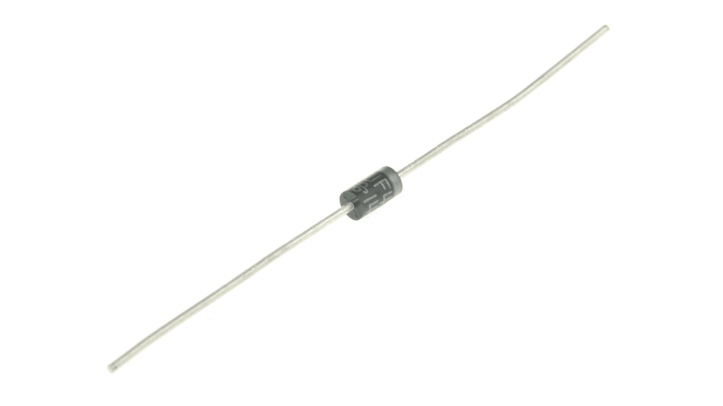 Vishay 1000V 1A, Ultrafast Rectifiers Diode, 2-Pin DO-204AL UF4007-E3/54