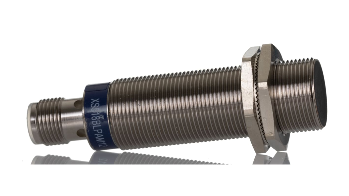 Rs-Online Sensore di prossimità Cilindro filettato Telemecanique Sensors M18 rilevamento 5 mm 12 → 48 V c.c