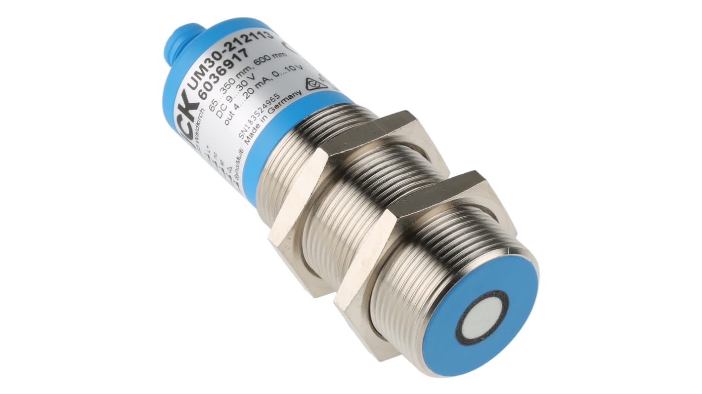 Rs-Online Sensore di prossimità Cilindro filettato SICK M30 rilevamento 350 mm 9 → 30 V c.c
