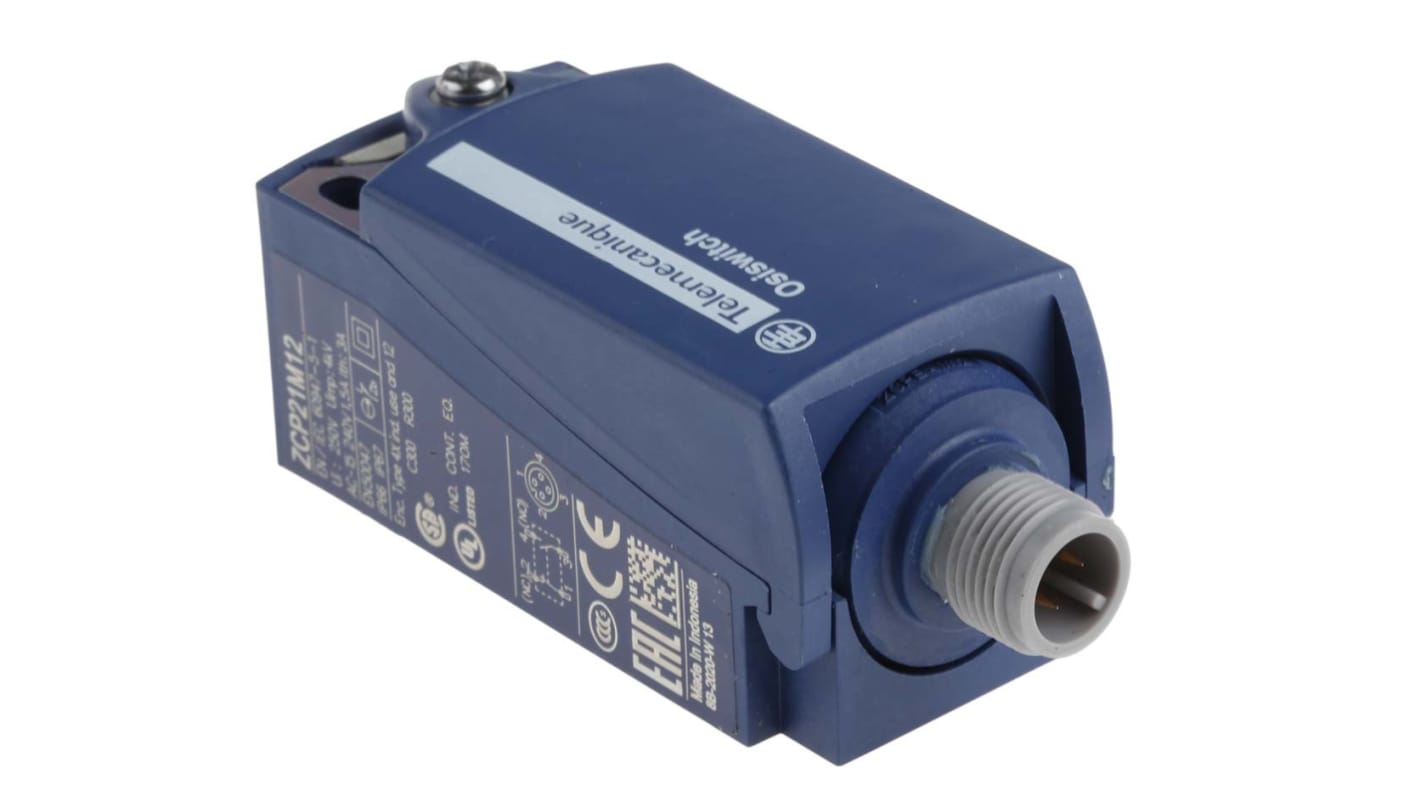 Telemecanique Sensors 行程开关, 最大直流250V, 最大交流240V, 最大1.5A, M12接口, 常开/常闭, OsiSense XC系列