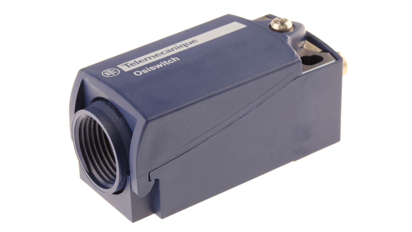 Telemecanique Sensors XCKP Series Plunger Limit Switch, NO/NC, IP66, IP67, DP, Plastic Housing, 240V ac Max, 10A Max