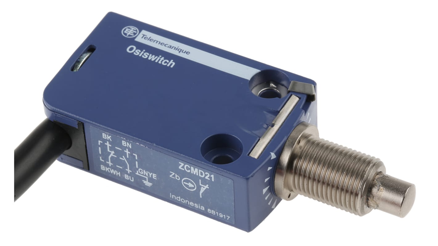 Telemecanique Sensors 柱塞式行程开关, 最大直流250V, 最大交流240V, 最大1.5A, IP66、 IP67， IP68, 电缆接口, 常开/常闭, OsiSense XC系列