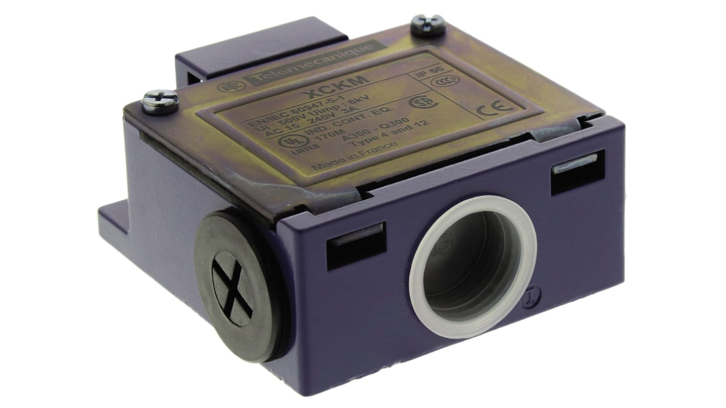 Telemecanique Sensors OsiSense XC Series Limit Switch, NO/NC, IP66, DP, Zinc Alloy Housing, 240V ac Max, 10A Max