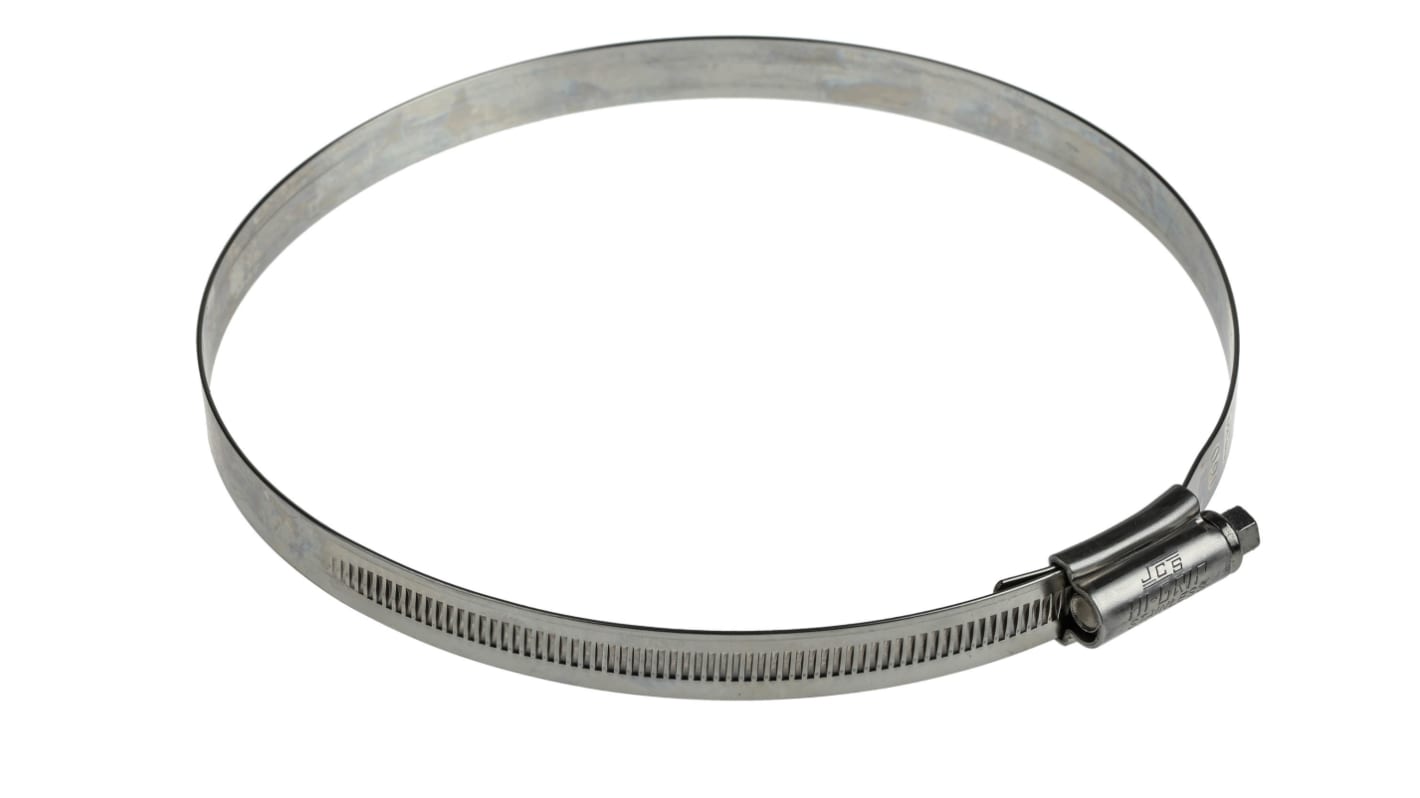 HI-GRIP 不锈钢卡箍, 130 → 160mm内径, 带宽13mm, 蜗杆传动