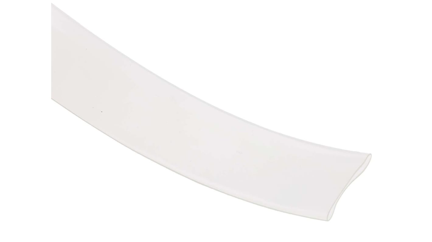 RS PRO Heat Shrink Tubing, Clear 12mm Sleeve Dia. x 4m Length 3:1 Ratio
