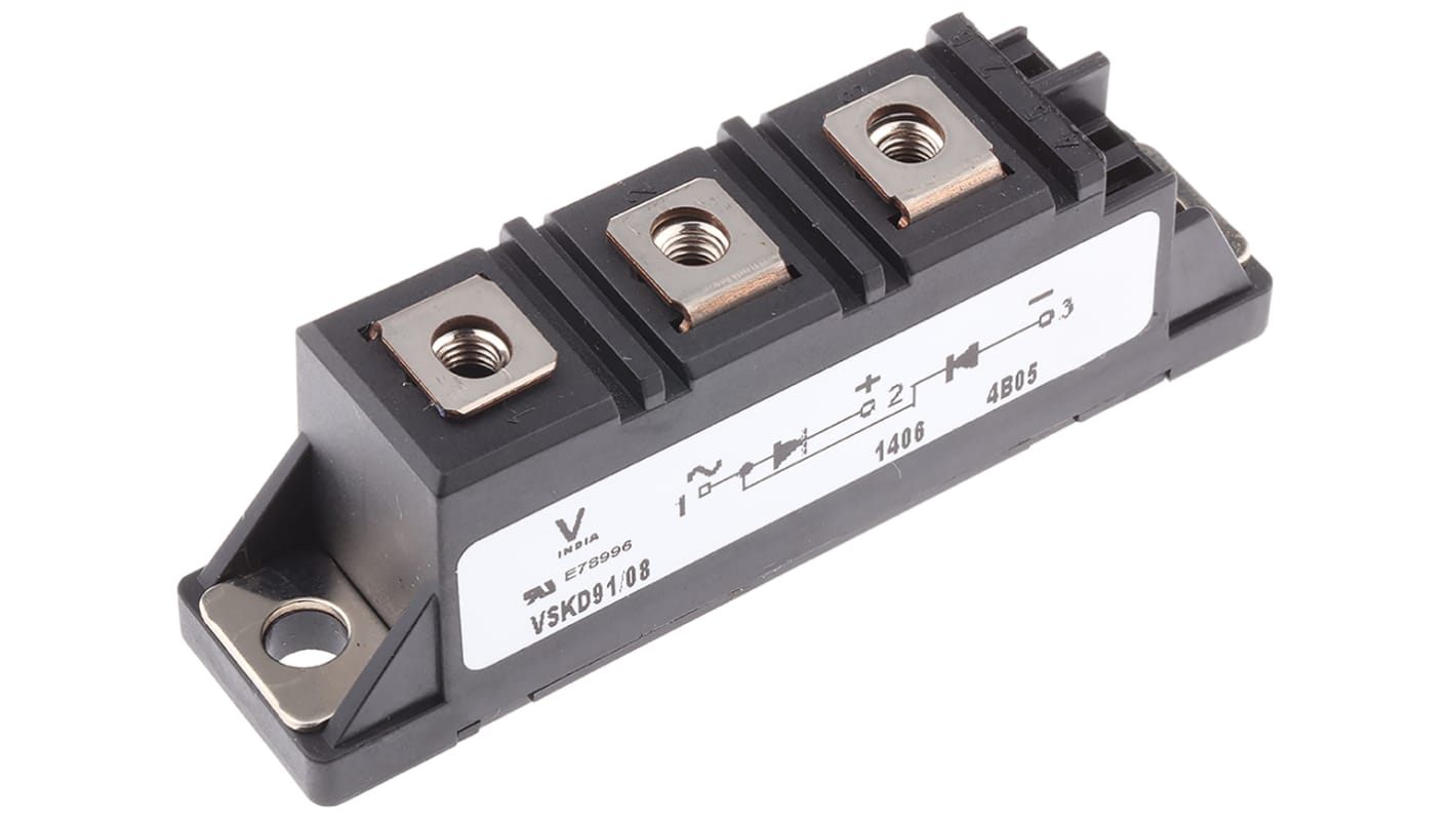 Vishay 800V 100A, Dual Rectifier Diode, 3-Pin TO-240AA VS-VSKD91/08