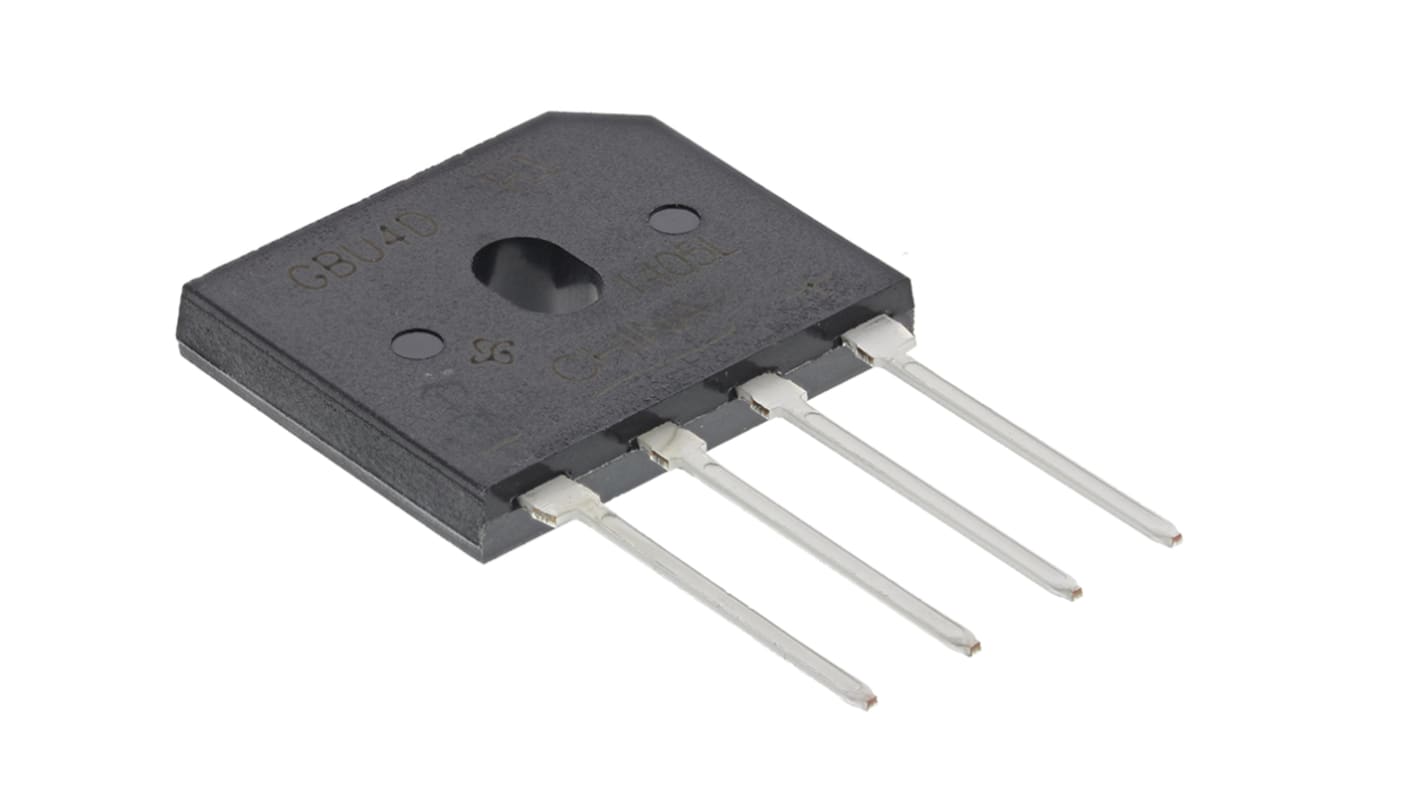 Vishay Bridge Rectifier, 4A, 200V, 4-Pin