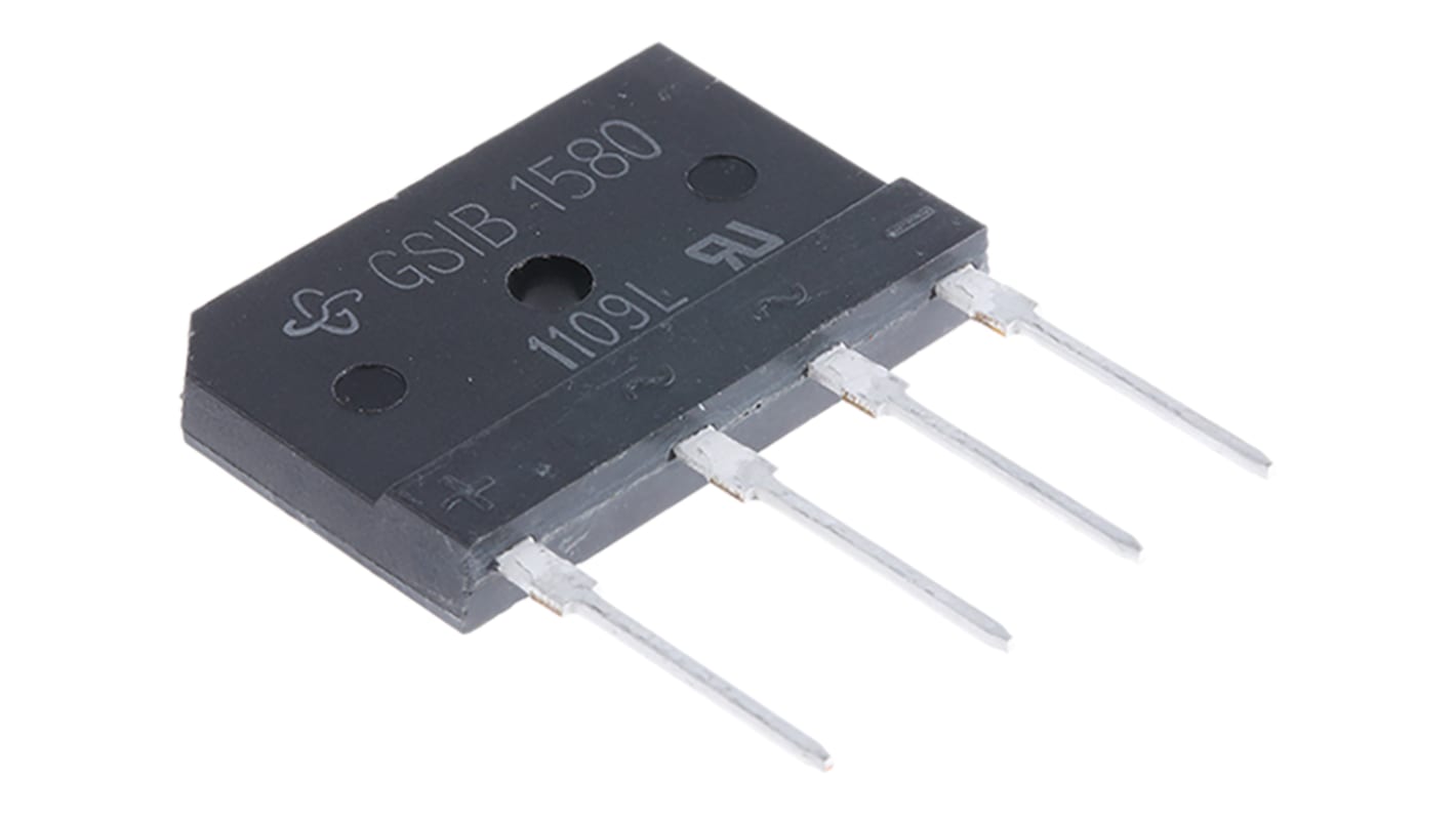 Vishay Bridge Rectifier, 3.5A, 800V, 4-Pin