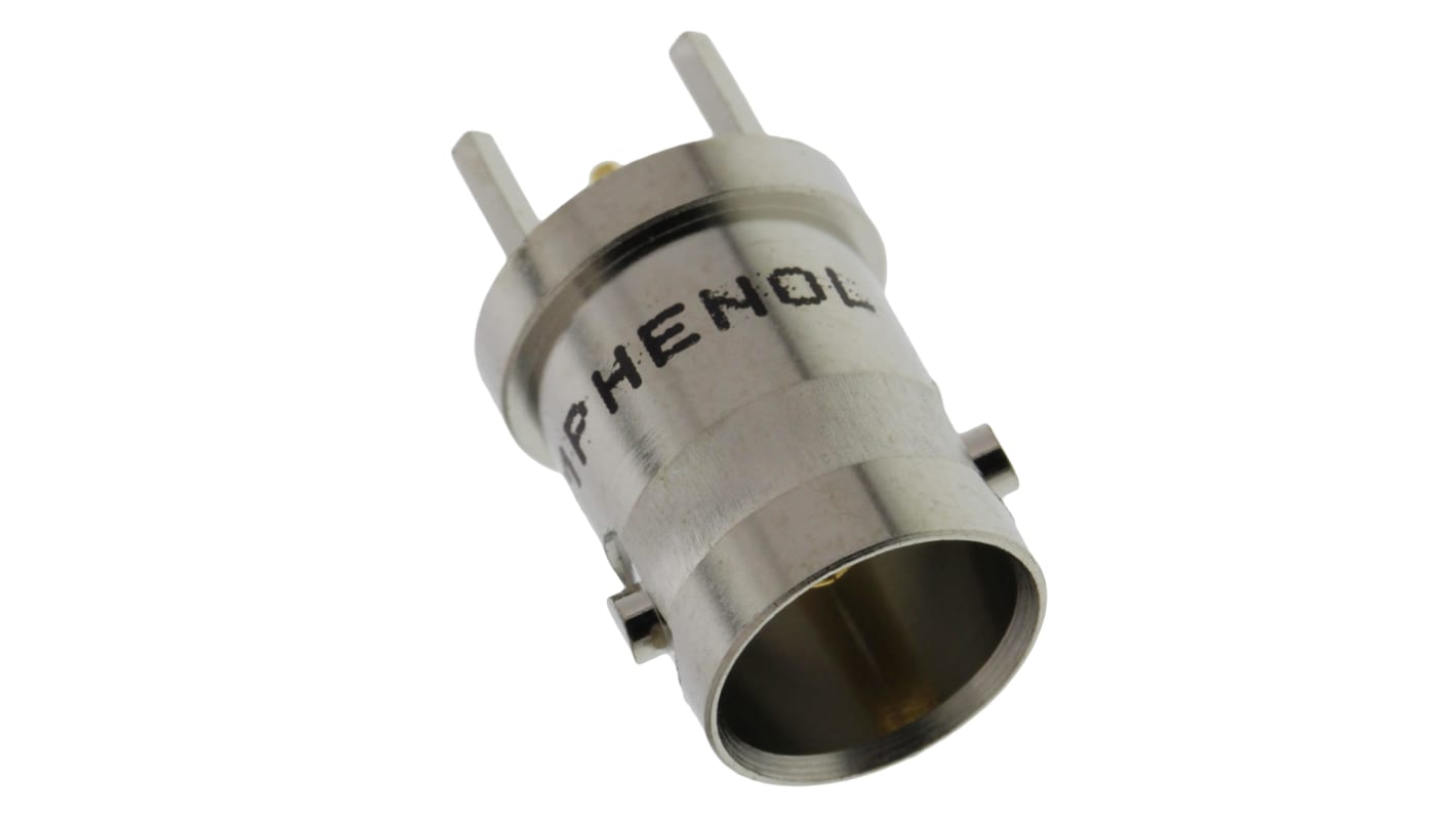 Connettore coassiale Ad angolo diritto Amphenol RF, Femmina, 75Ω, Montaggio PCB