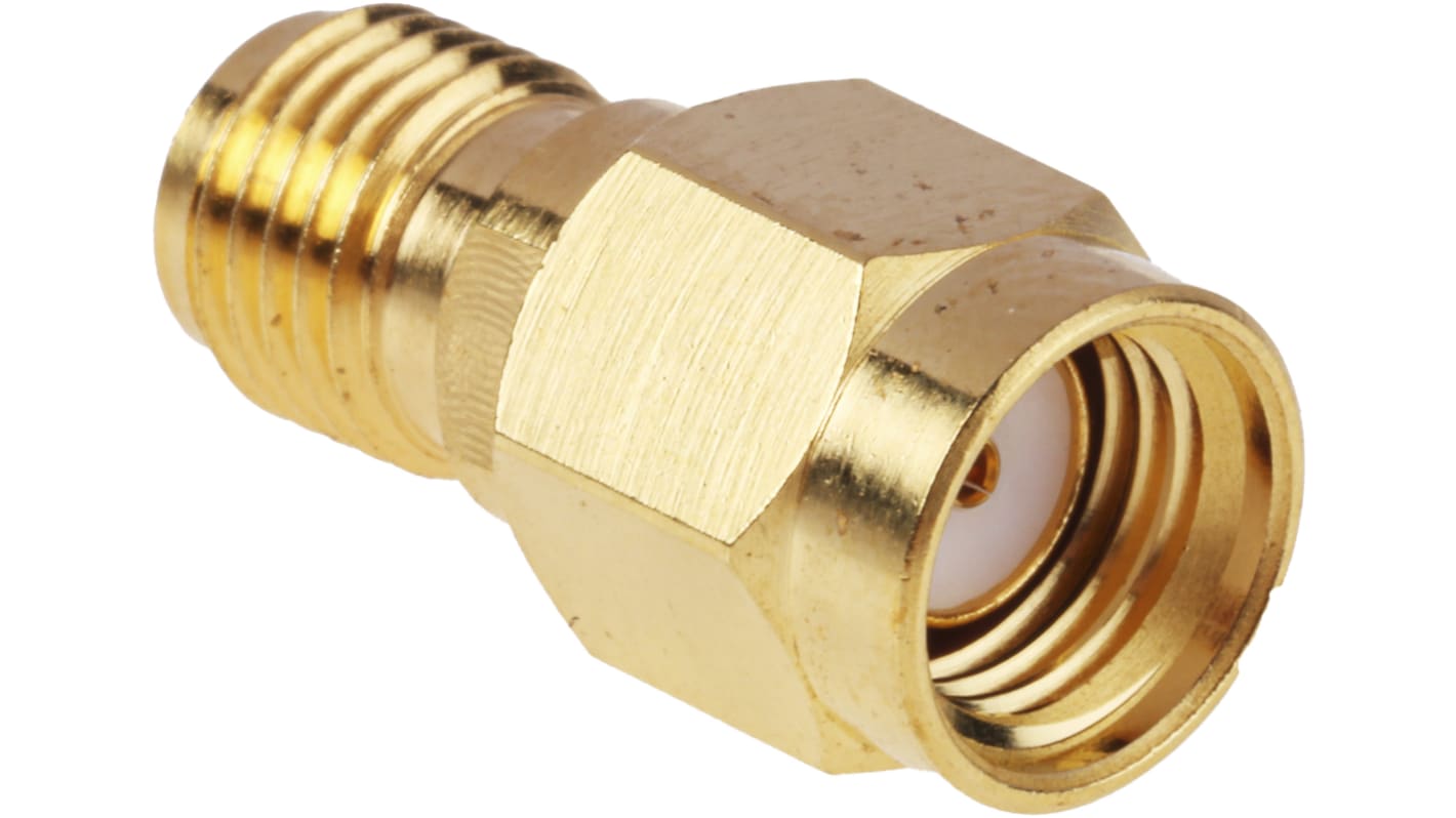 Adattatore RF Amphenol RF, da SMA Femmina a R-SMA Femmina, 50Ω