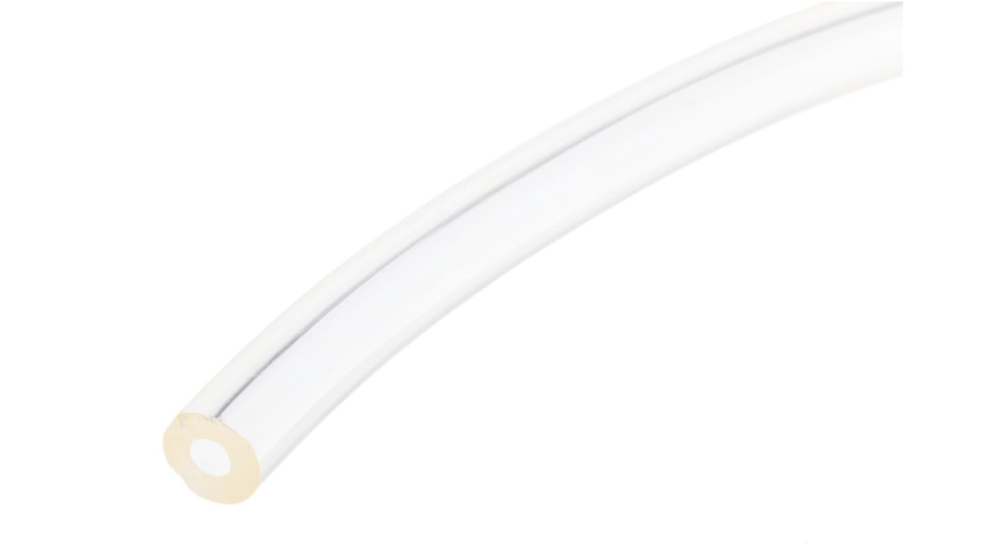 RS PRO 5m 8mm diameter Clear Round Polyurethane Belt for use with 76mm minimum pulley diameter