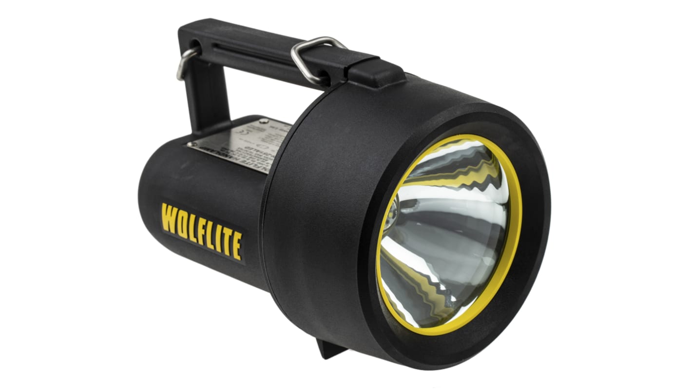 Wolf Safety H-251ALED Akku Handlampe LED Schwarz im Plastik-Gehäuse, 210 lm / 5 m ATEX, IECEx-Zulassung