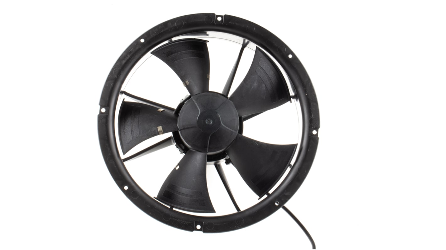 ebm-papst W1G230 Series Axial Fan, 230 V ac, AC Operation, 1000m³/h, 26W, 260mA Max, 230 x 78.5mm