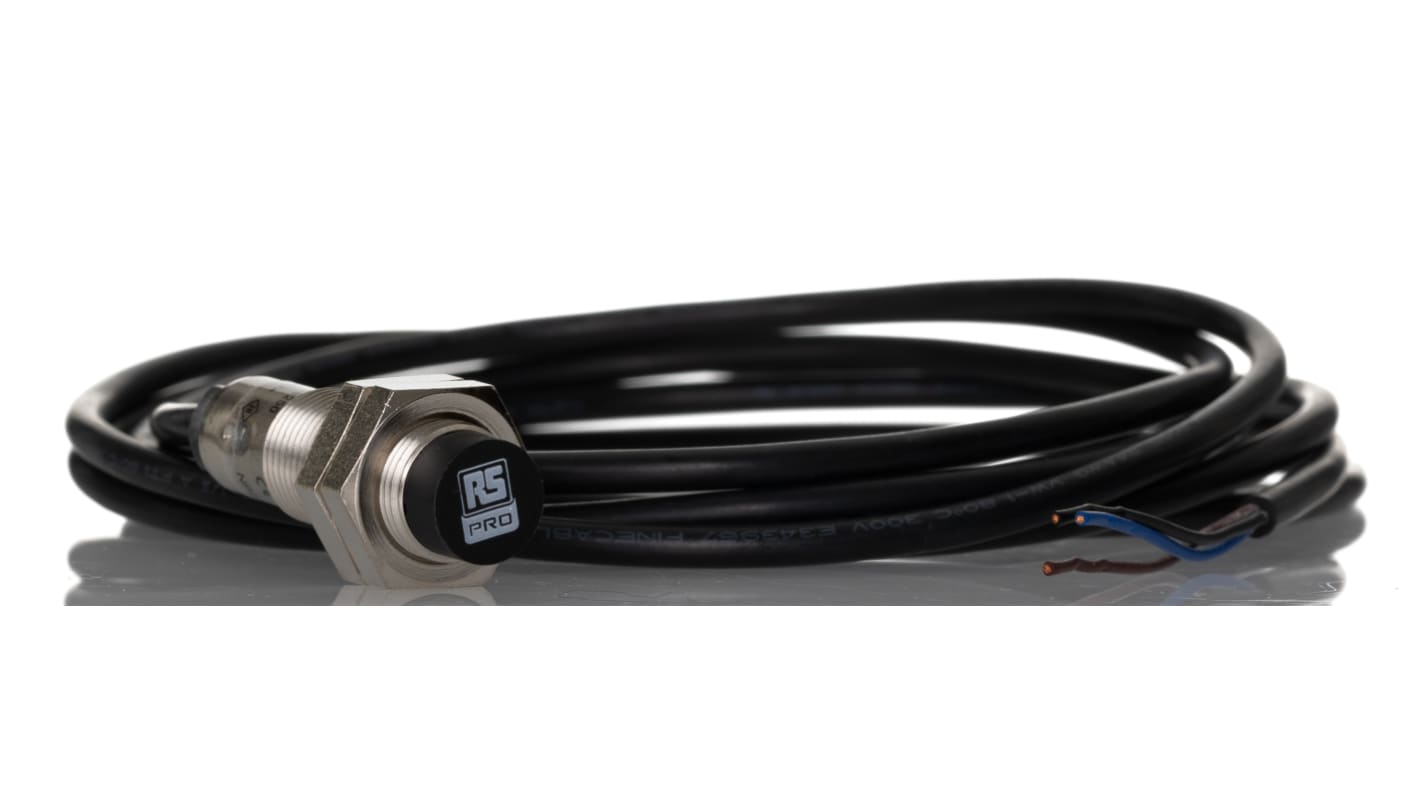 Rs-Online Sensore di prossimità Cilindro filettato RS PRO M12 rilevamento 4 mm 10 → 30 V c.c