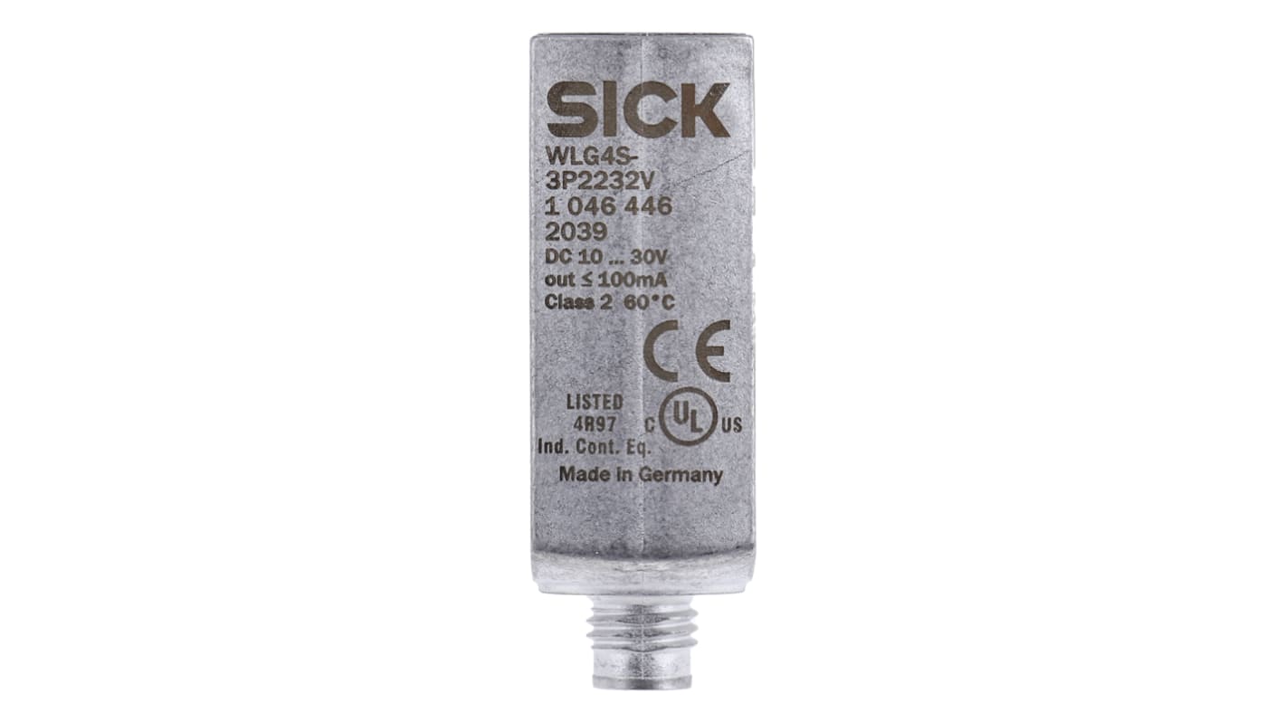 Rs-Online Sensore fotoelettrico Rettangolare SICK a retroriflessione rilevamento 5 m uscita PNP