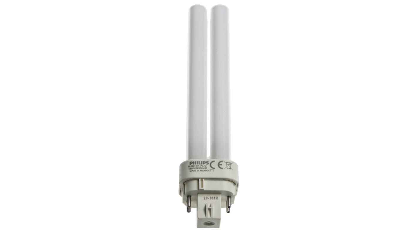Philips 2D Energiesparlampe, 18 W L. 143 mm, Sockel G24q-2 3000K Ø 27mm