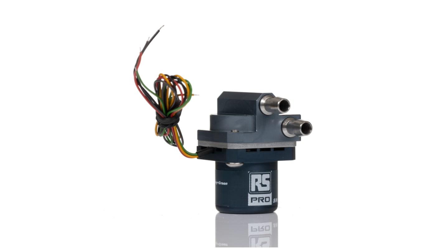 RS PRO Wasserpumpe, 500 → 1000ml max., 1.5/6.7W @ 6/12V / 6 → 12 V 5,5-mm-Schlauchverschraubung bis 3.5m