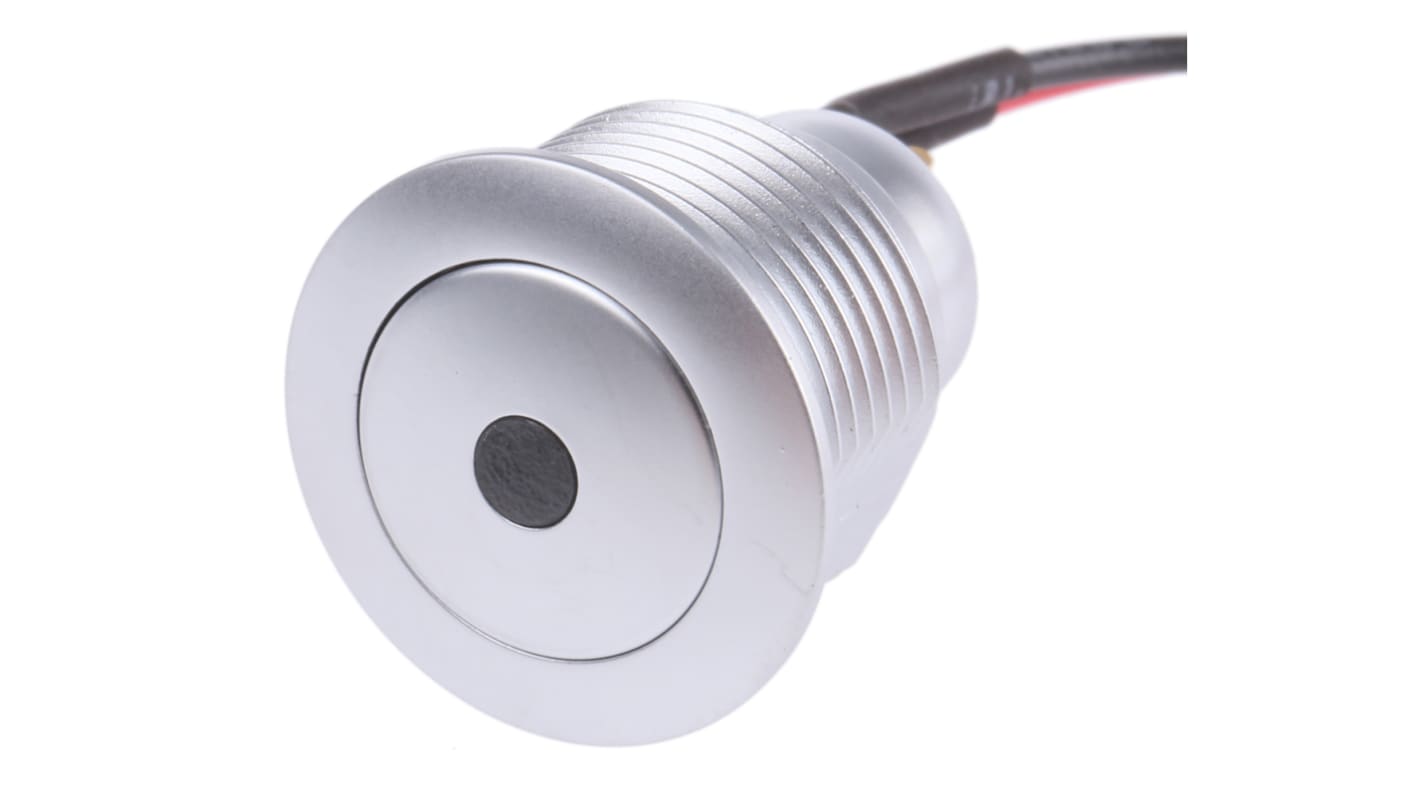 ITW Switches 押しボタンスイッチ, モーメンタリ, SPST, 250 mA @ 12 V dc, 16.1mm パネルマウント, IP67