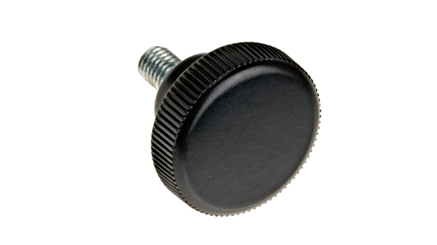 Manopola di serraggio zigrinata RS PRO, M5 x 10mm
