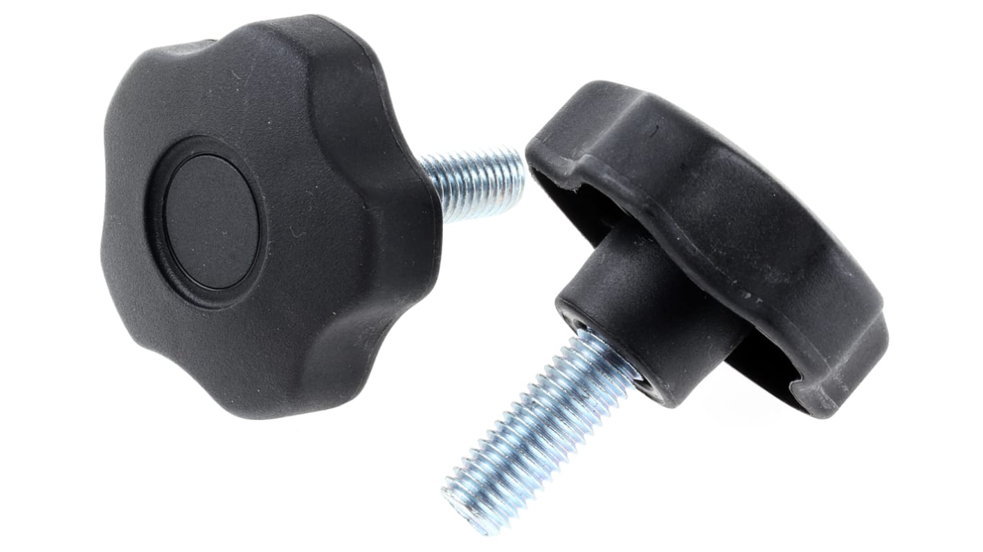 Manopola di serraggio Multi lobo RS PRO, M12 x 30mm