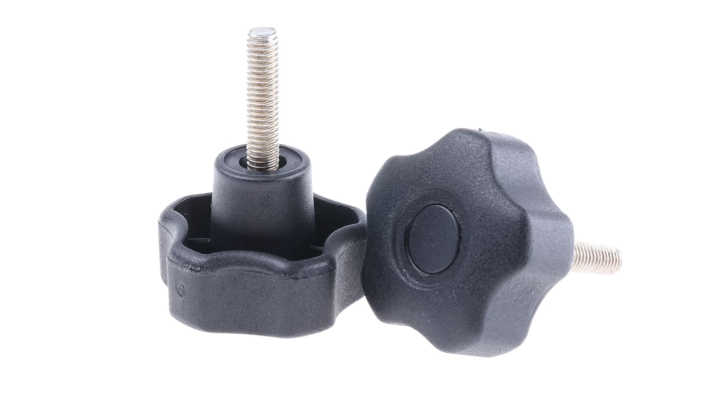 Manopola di serraggio Multi lobo RS PRO, M6 x 25mm