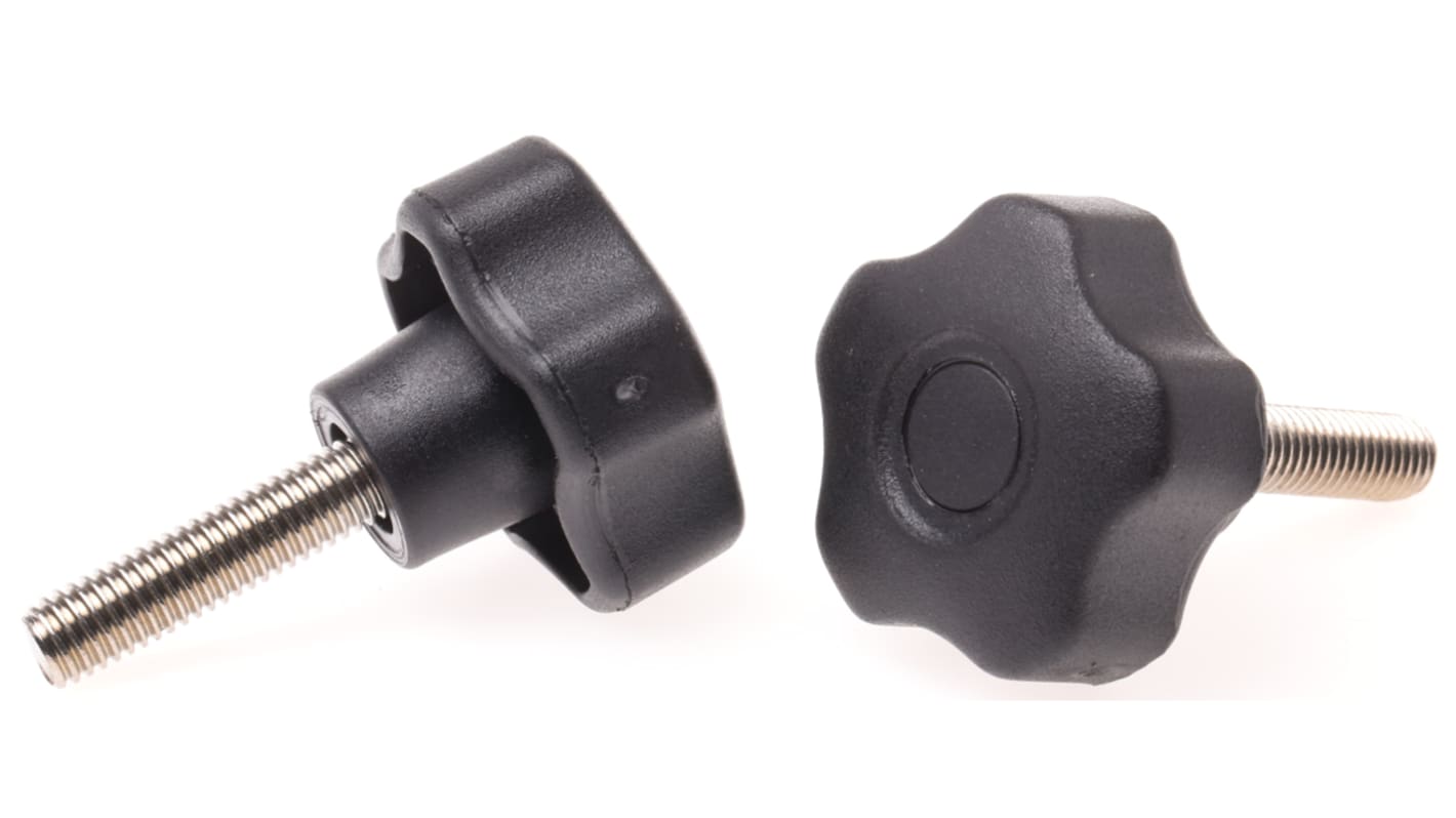 Manopola di serraggio Multi lobo RS PRO, M8 x 30mm