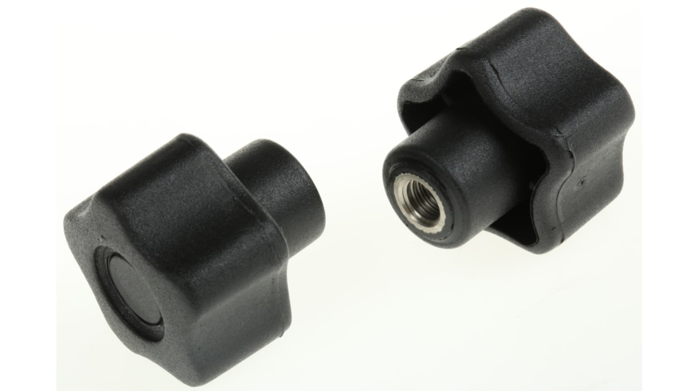 Manopola di serraggio Multi lobo RS PRO, M6 x 9mm