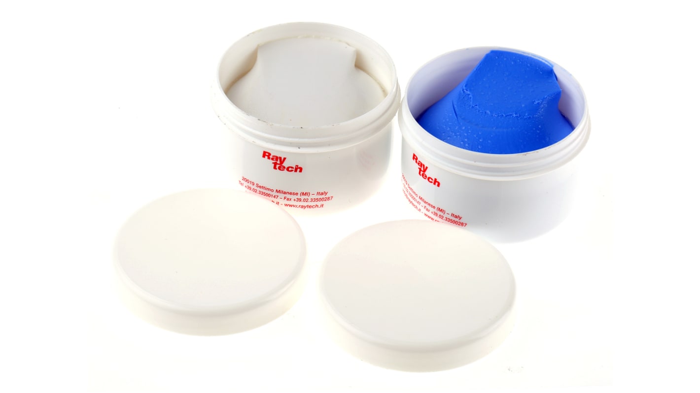 Raytech SKY PLAST Kontaktklebstoff Paste Blau, Dose 250 g, für Metall, Stahl
