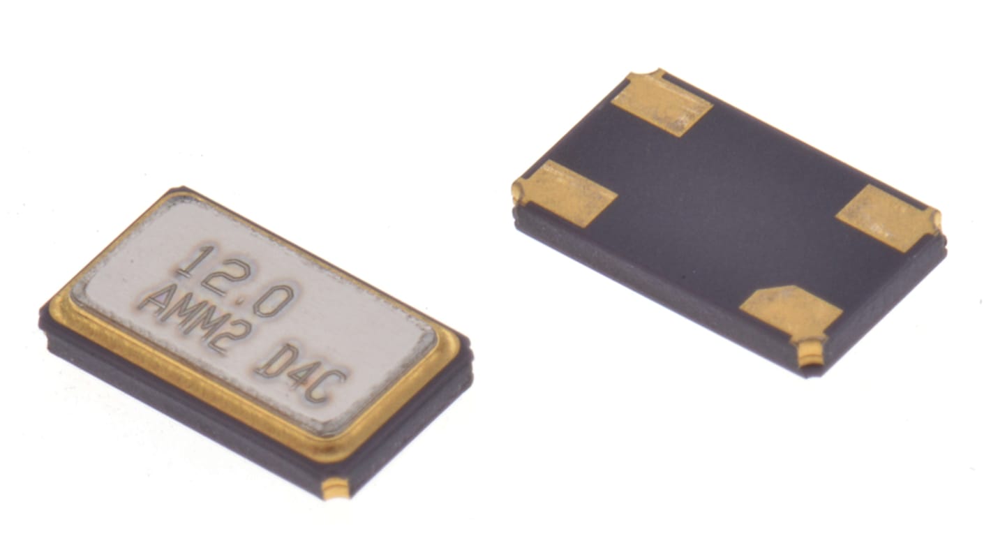 Abracon 12MHz Crystal ±20ppm SMD 4-Pin 6 x 3.6 x 1.2mm