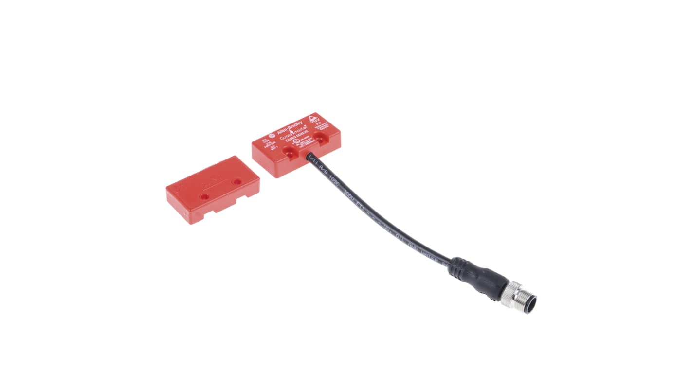 Allen Bradley Guardmaster 非接触式安全开关, 编码执行器, 2常闭安全触点, M12连接, IP67, 440N系列