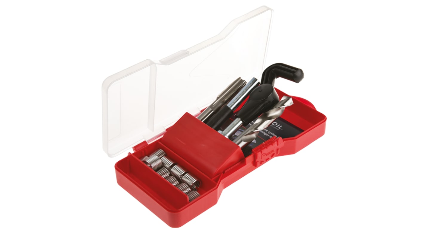 Kit de réparation de filetage 13 pièces M12 x 1,75