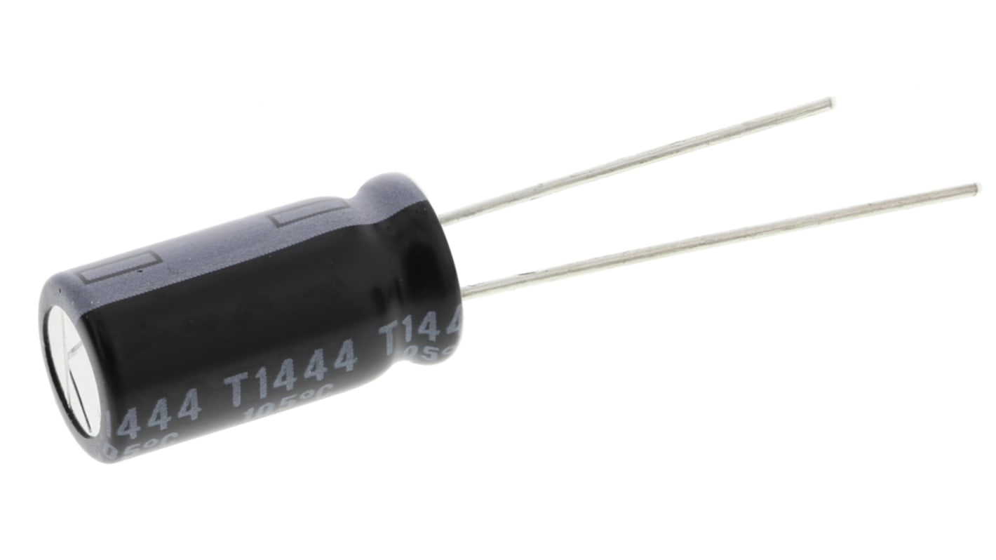 Rubycon 1000μF Aluminium Electrolytic Capacitor 10V dc, Radial, Through Hole - 10ZLH1000MEFC8X16