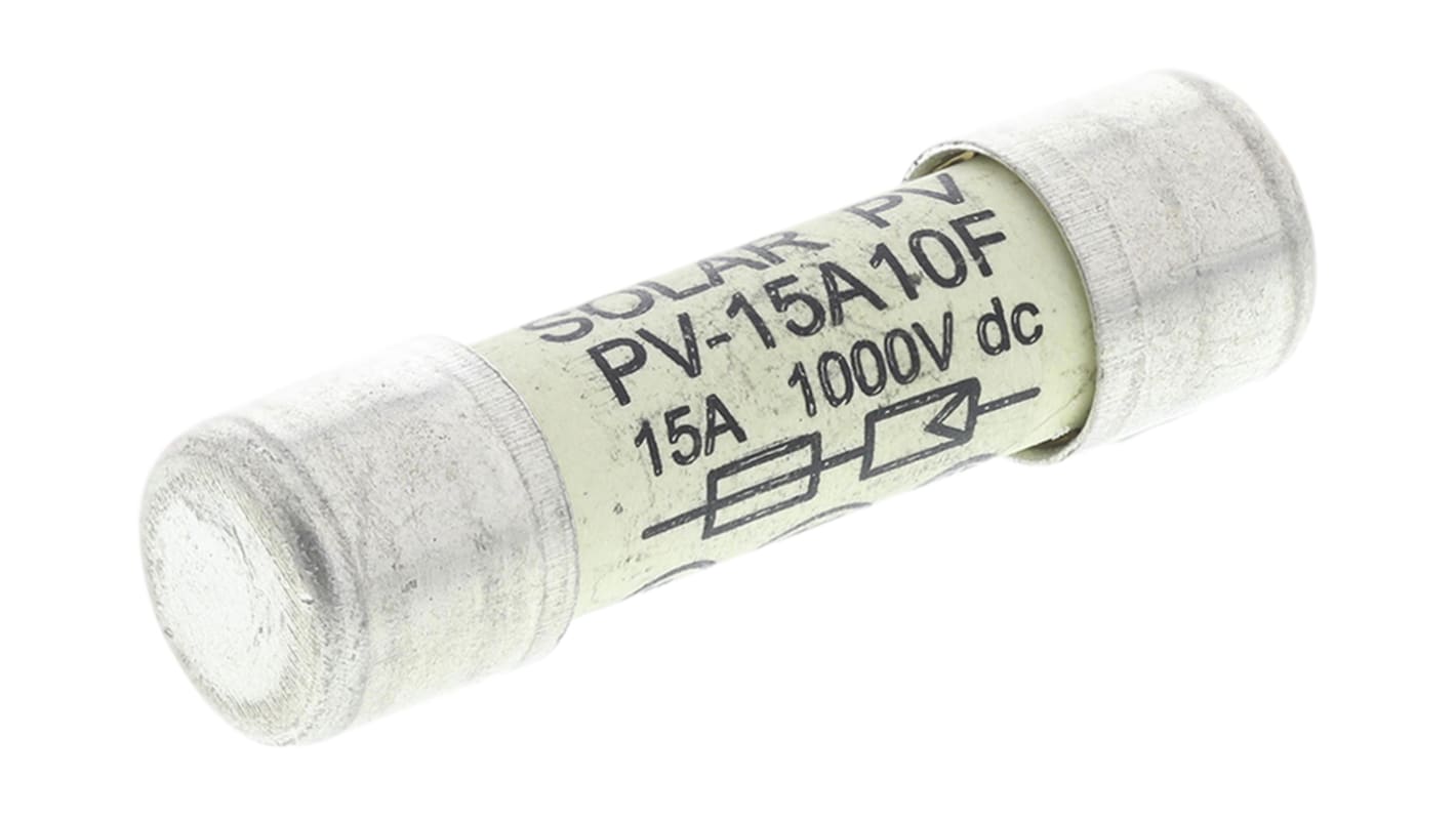 Fusibile a cartuccia Eaton, 15A, Ø 10 x 38mm, 1kV cc