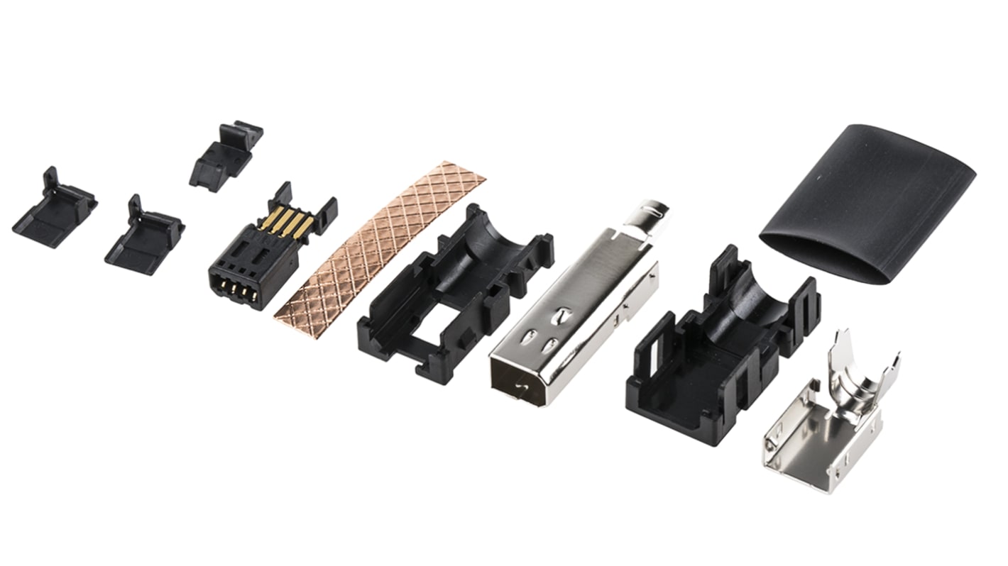 TE Connectivity Straight Cable Mount PCB Socket, 8-Contact