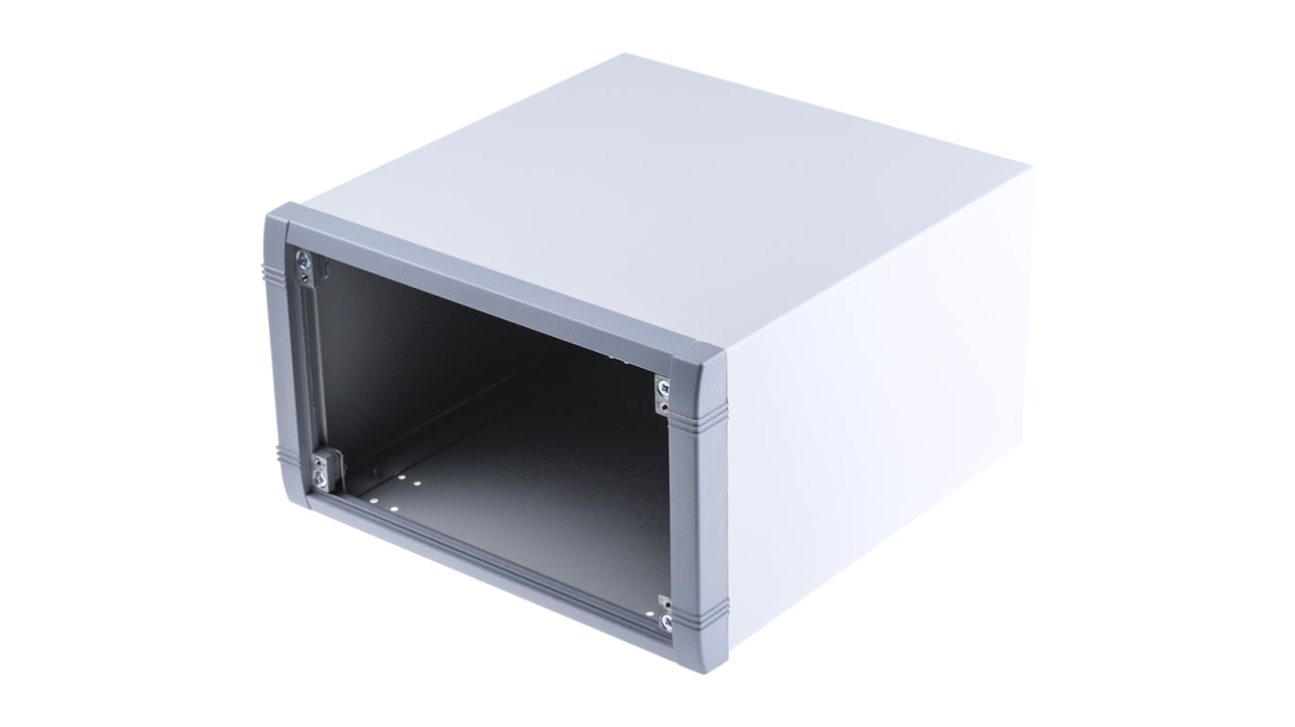 METCASE 铝制仪器箱, 260 x 250 x 150mm, IP40, 灰色, Unimet系列