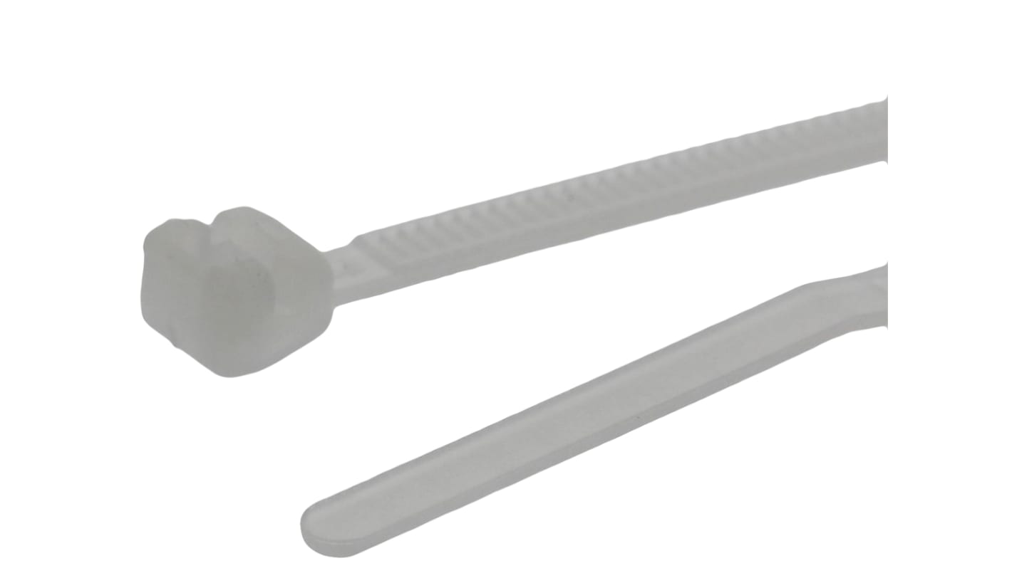 Legrand Cable Tie, 105mm x 2.4 mm, Clear Nylon, Pk-100