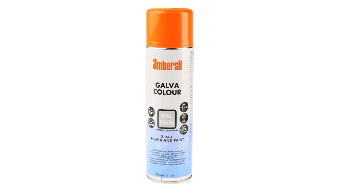 Ambersil 500ml Silver Satin Spray Paint