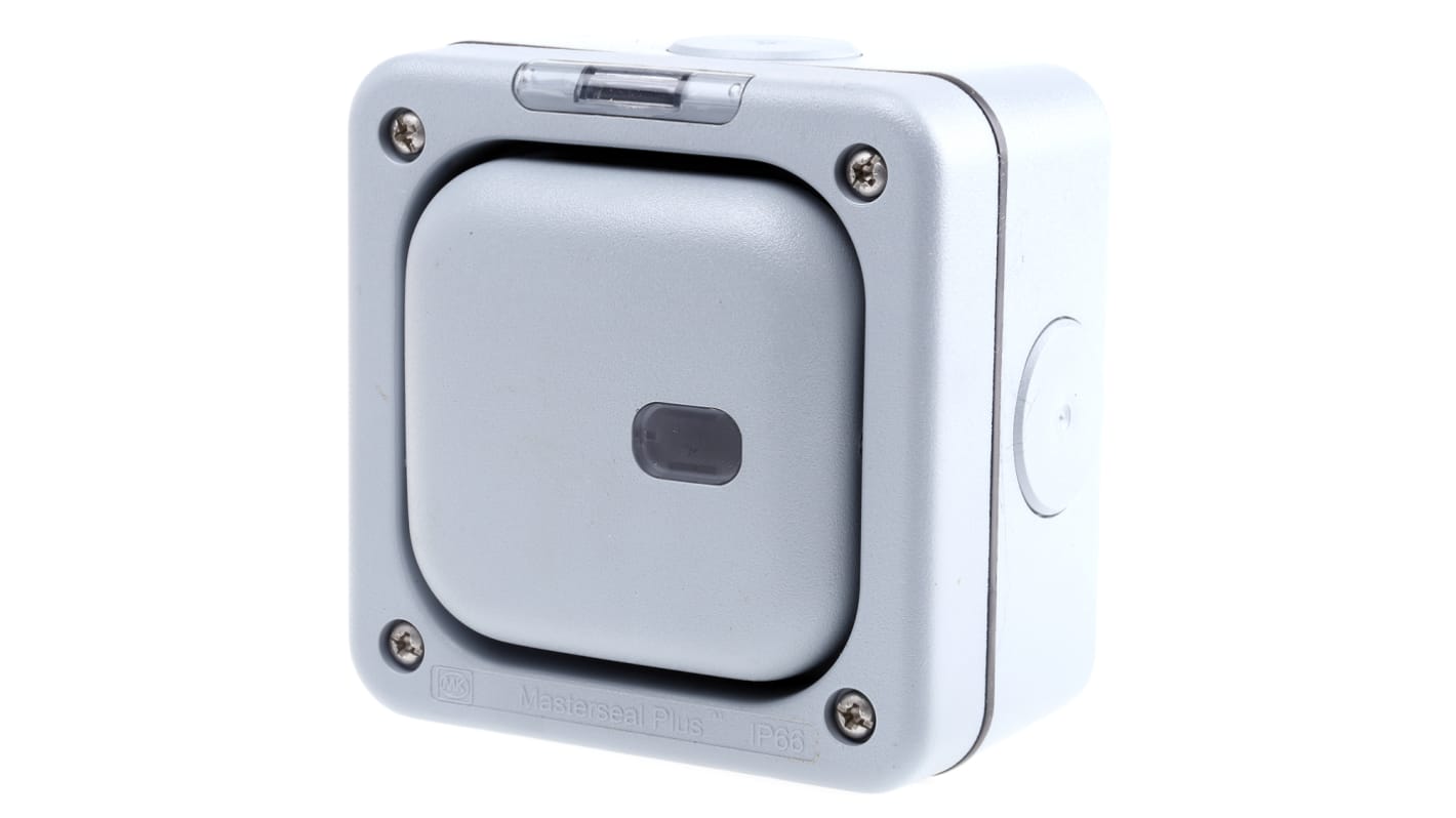 Interrruptor, Gris, IP65, MK Electric K56421GRY