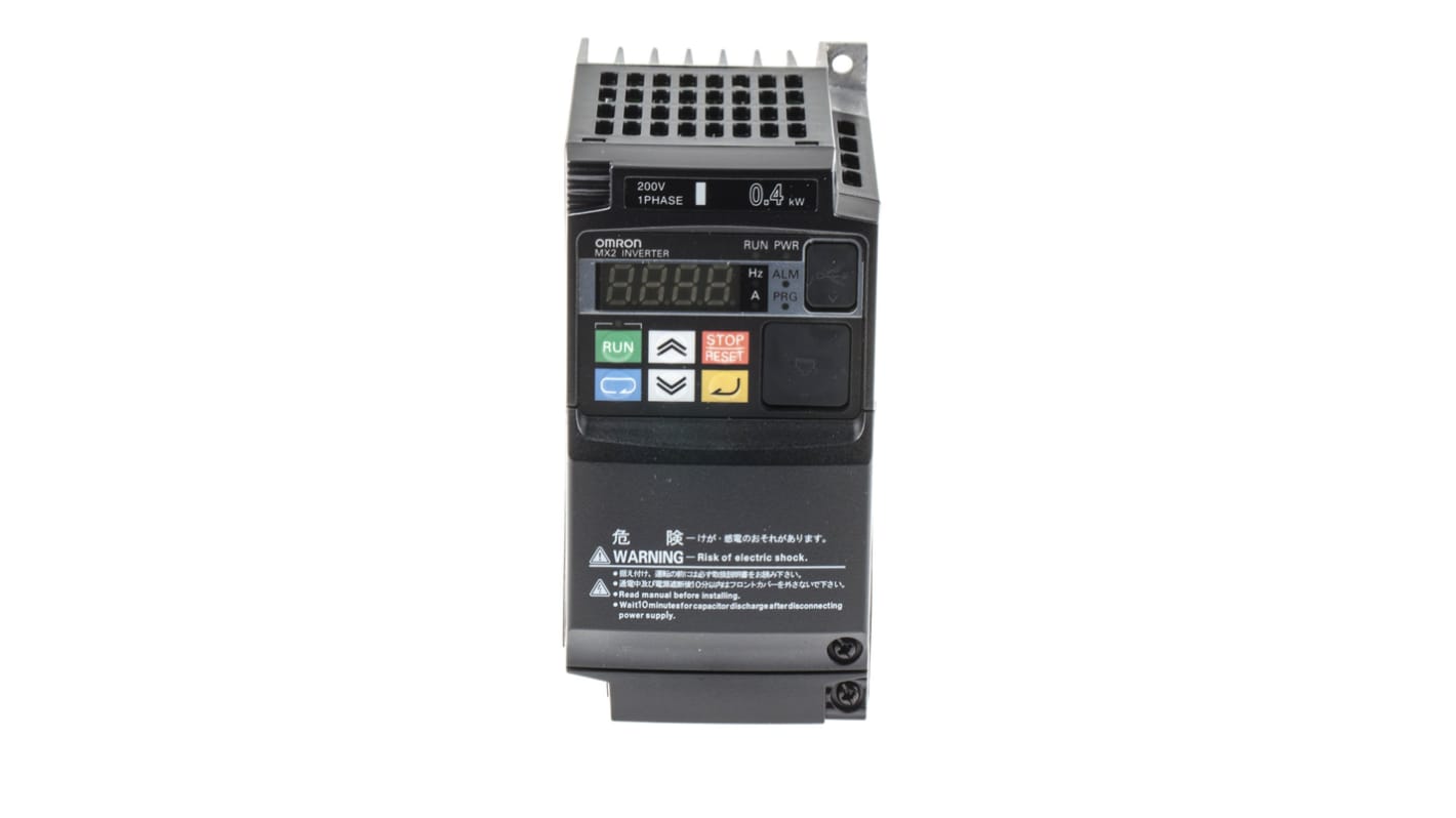Rs-Online Inverter Omron 0 4 kW 230 V c.a. 1 fase 0.1 → 400Hz